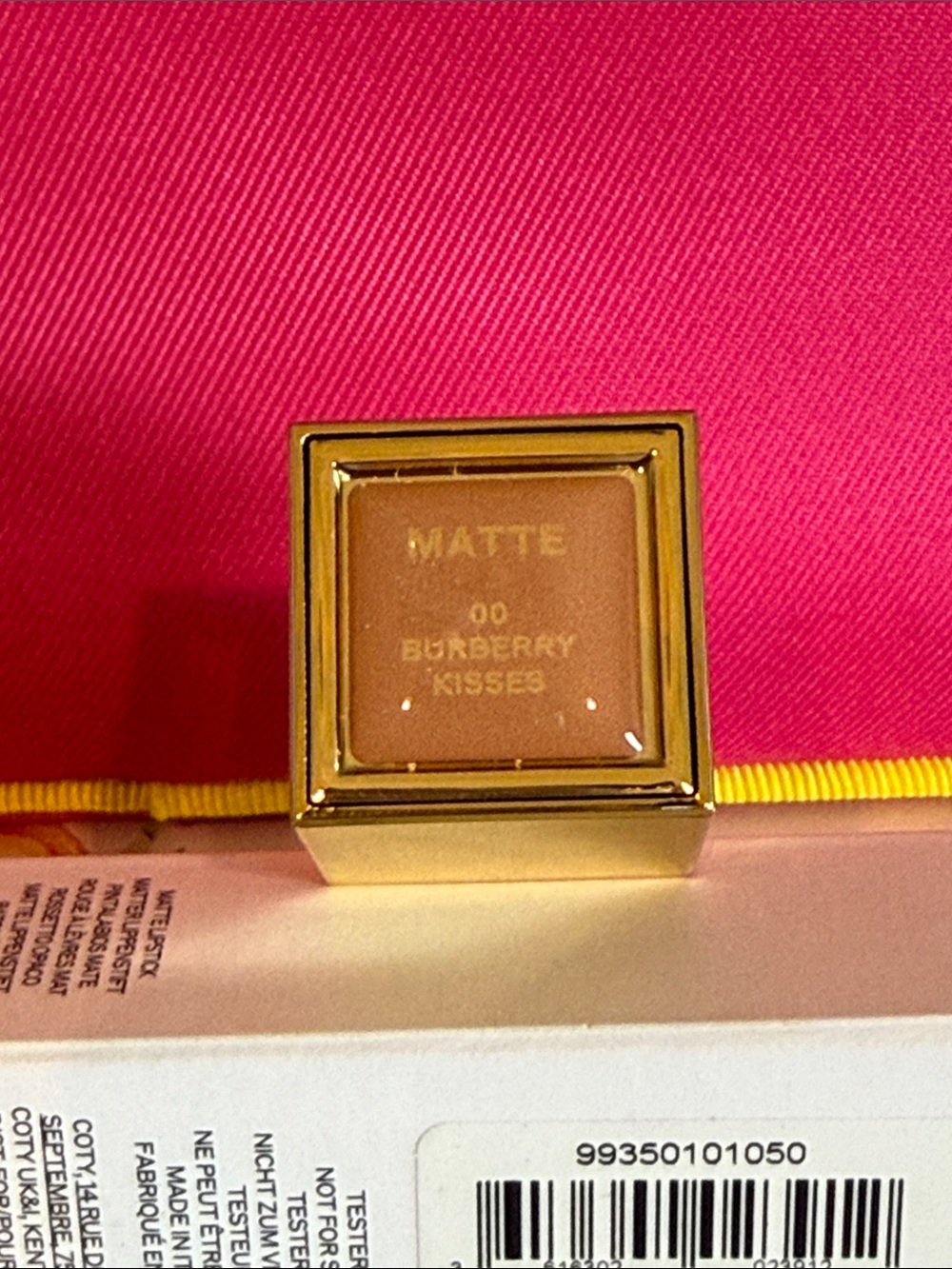 Burberry Kisses Matte Lipstick — Nude Brown with Gold Tube - Picture 2 of 2